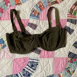 CUUP balconette olive green 32 F